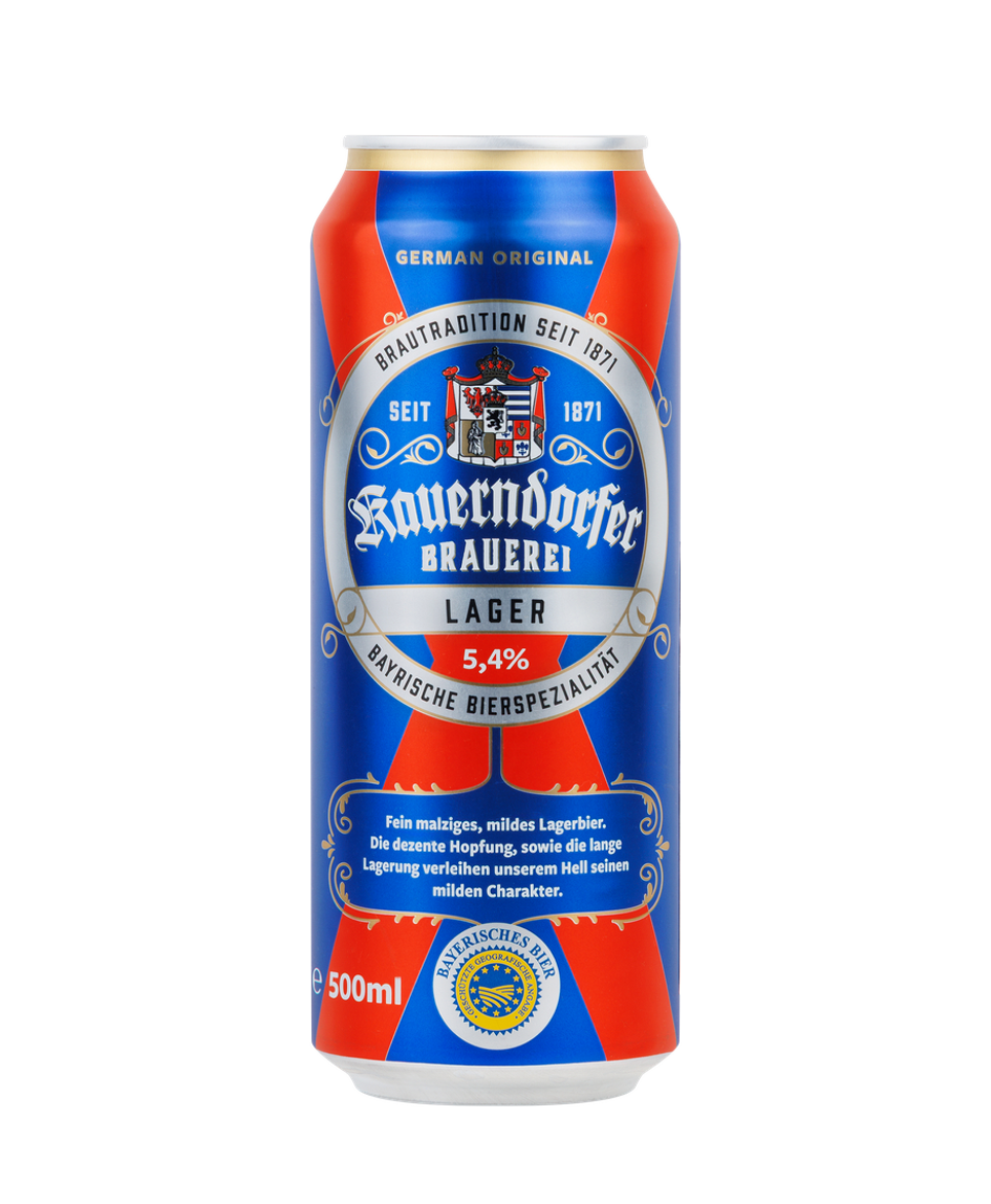 BIA KAUERNDOFER LAGER - Bia lúa mạch ( bia vàng). 